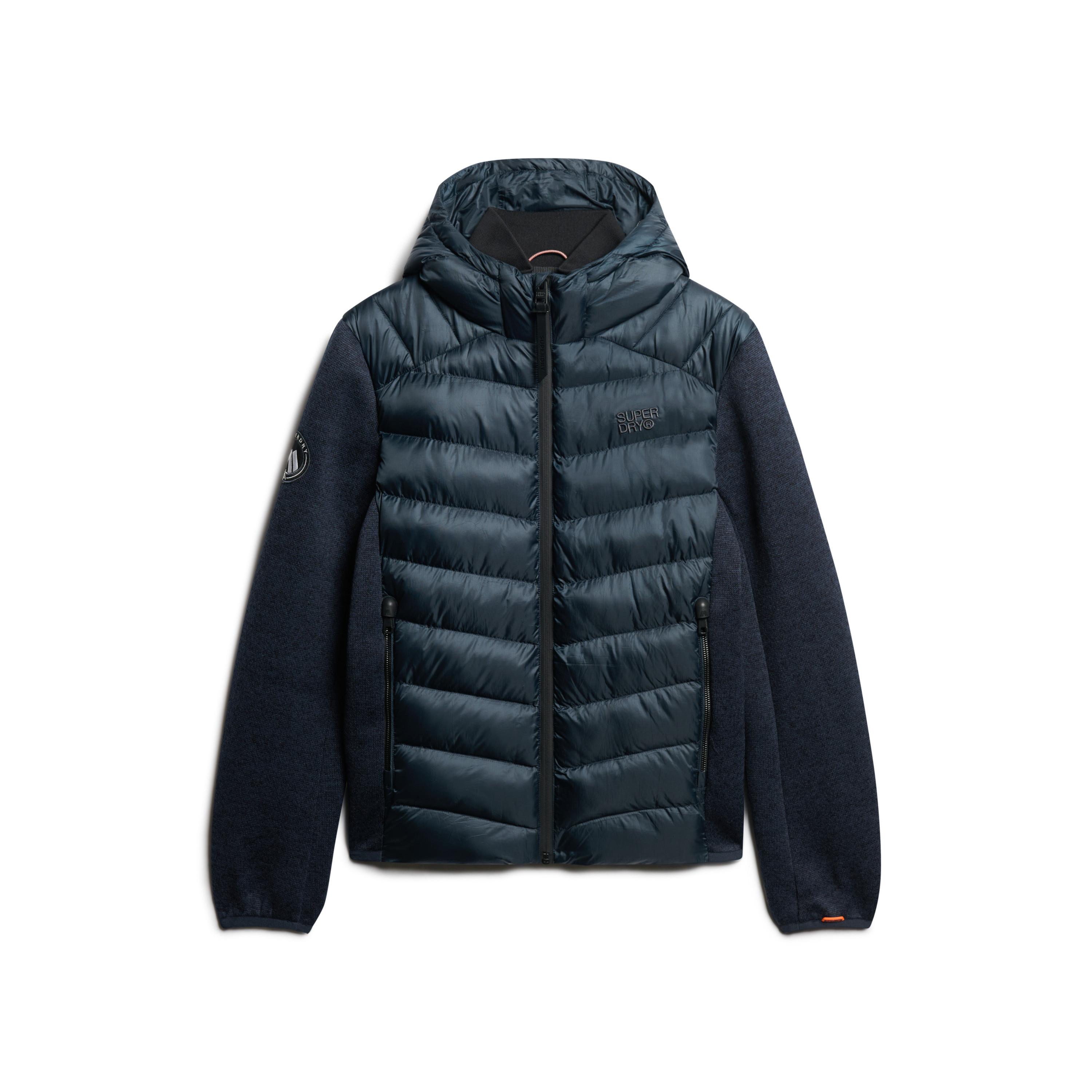 Superdry  daunenjacke it kapuze stor hybrid 