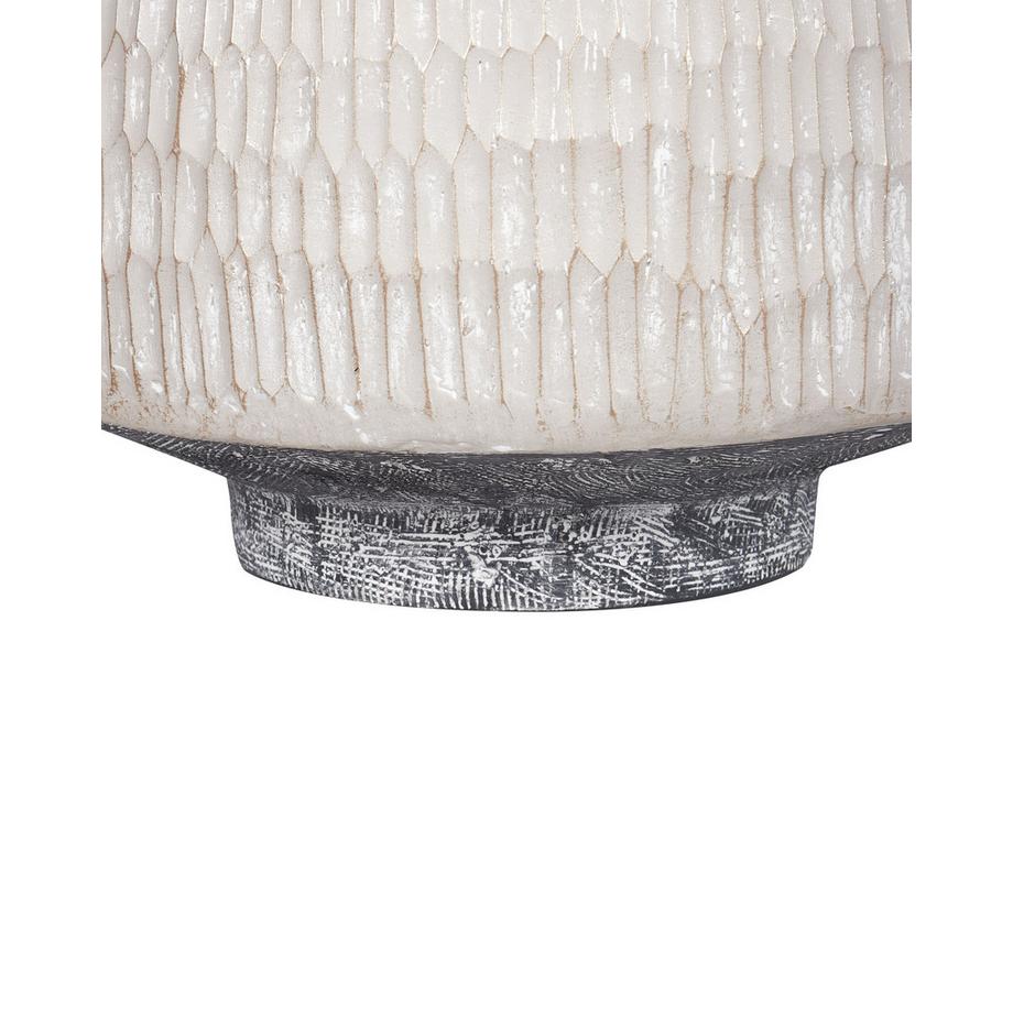 Beliani Vase à fleurs en Oxyde de magnésium Méditerranéen DEKSATI  