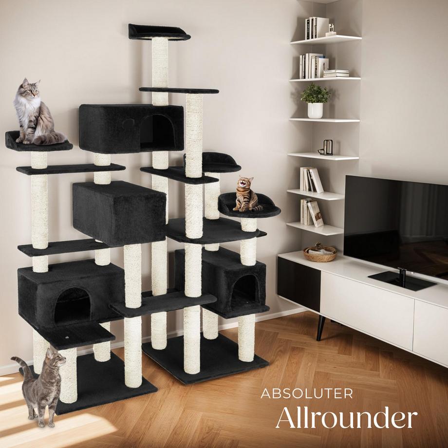 Tectake  Kratzbaum Entissar 214 cm Sisal 