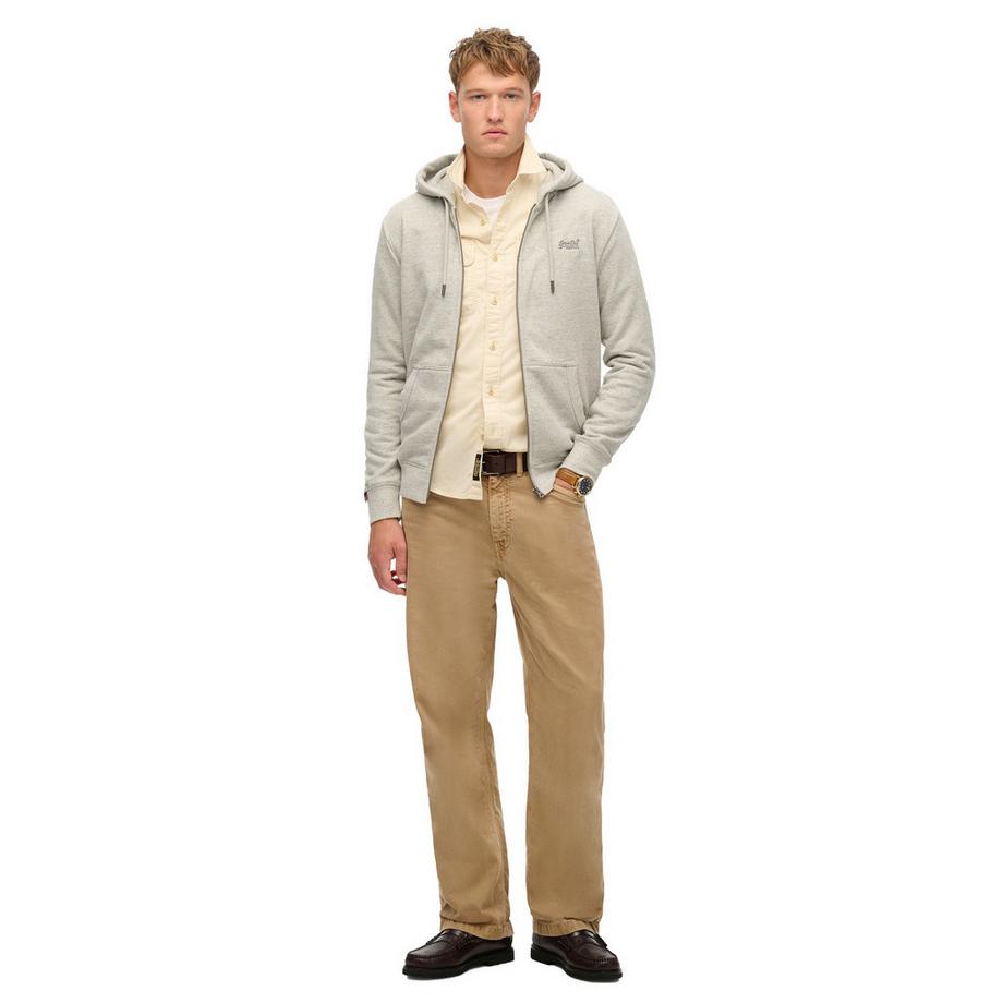 Superdry Essential Logo Zip Hoodie Coupe Ajustée  