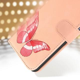 Avizar  Étui Papillon Xiaomi Redmi Note 12, Rose 