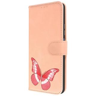 Avizar  Étui Papillon Xiaomi Redmi Note 12, Rose 