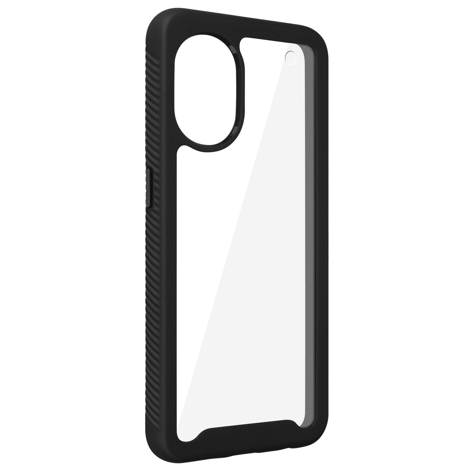 Avizar  Coque Intégrale Oppo Reno 8 Lite 5G Noir 