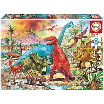 Puzzle Dinosaurier (100XXL)