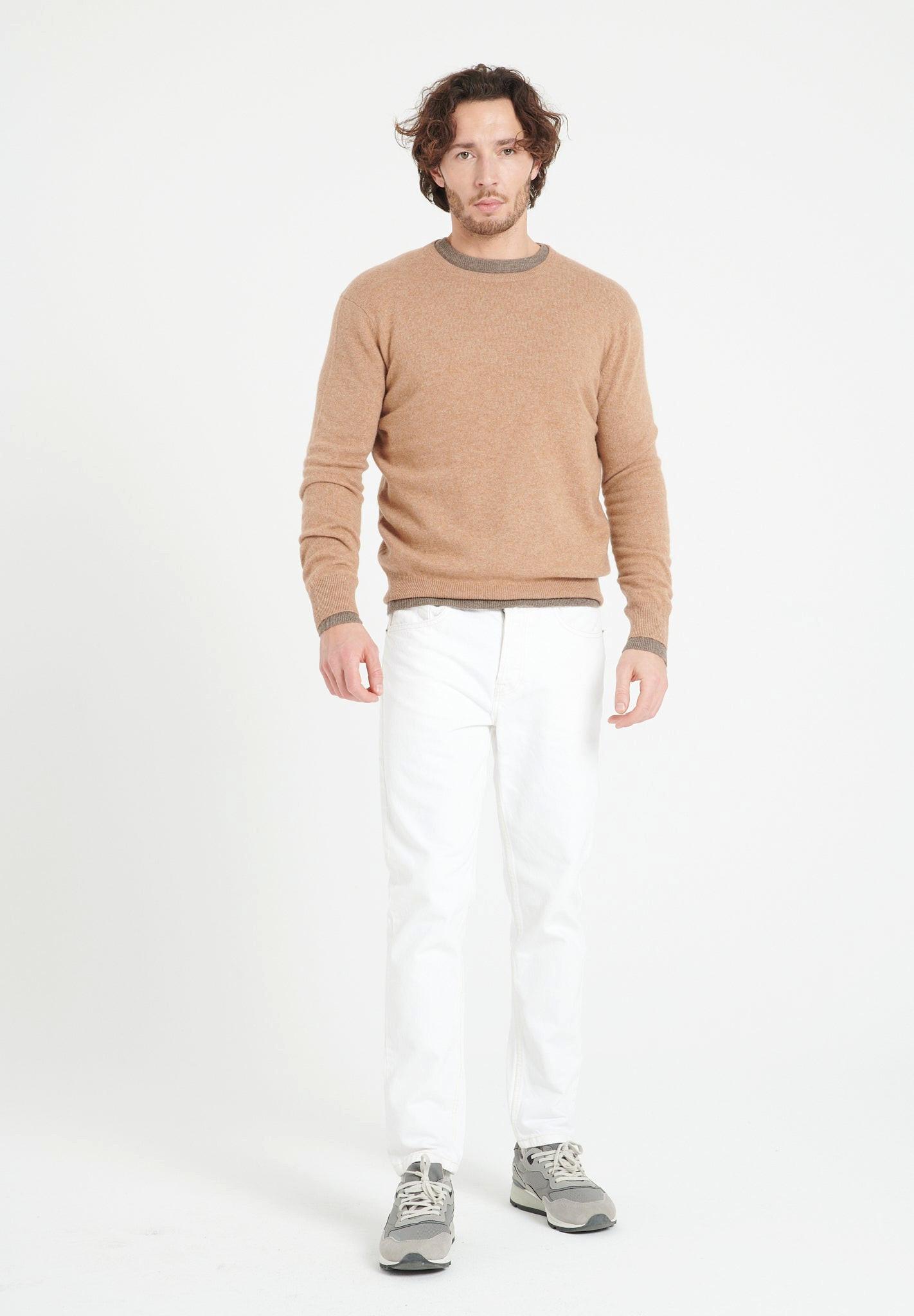 Studio Cashmere8  LUKE 2 Pull col rond - 100% cachemire 