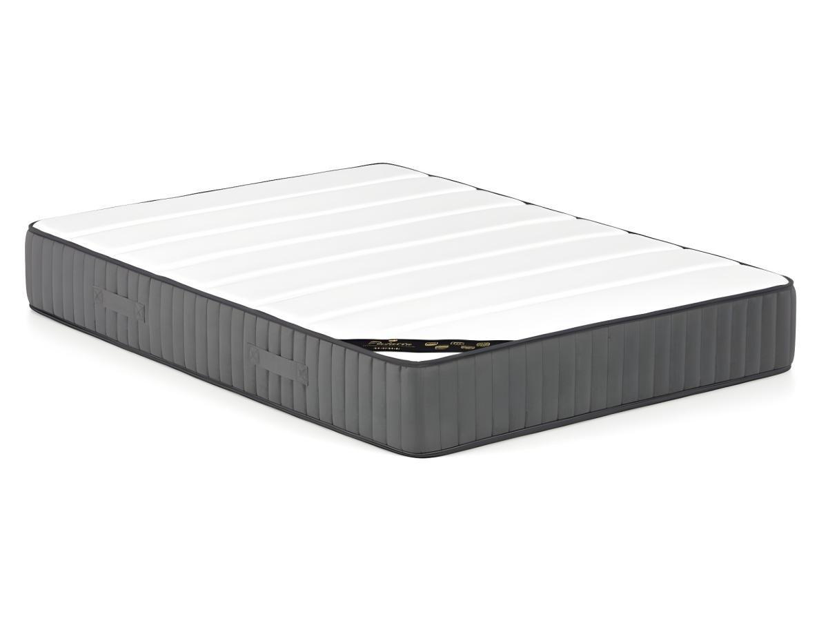 Vente-unique Ensemble sommier + matelas ressorts ensachés 7 zones mousse haute résilience AUDACE de PALACIO  