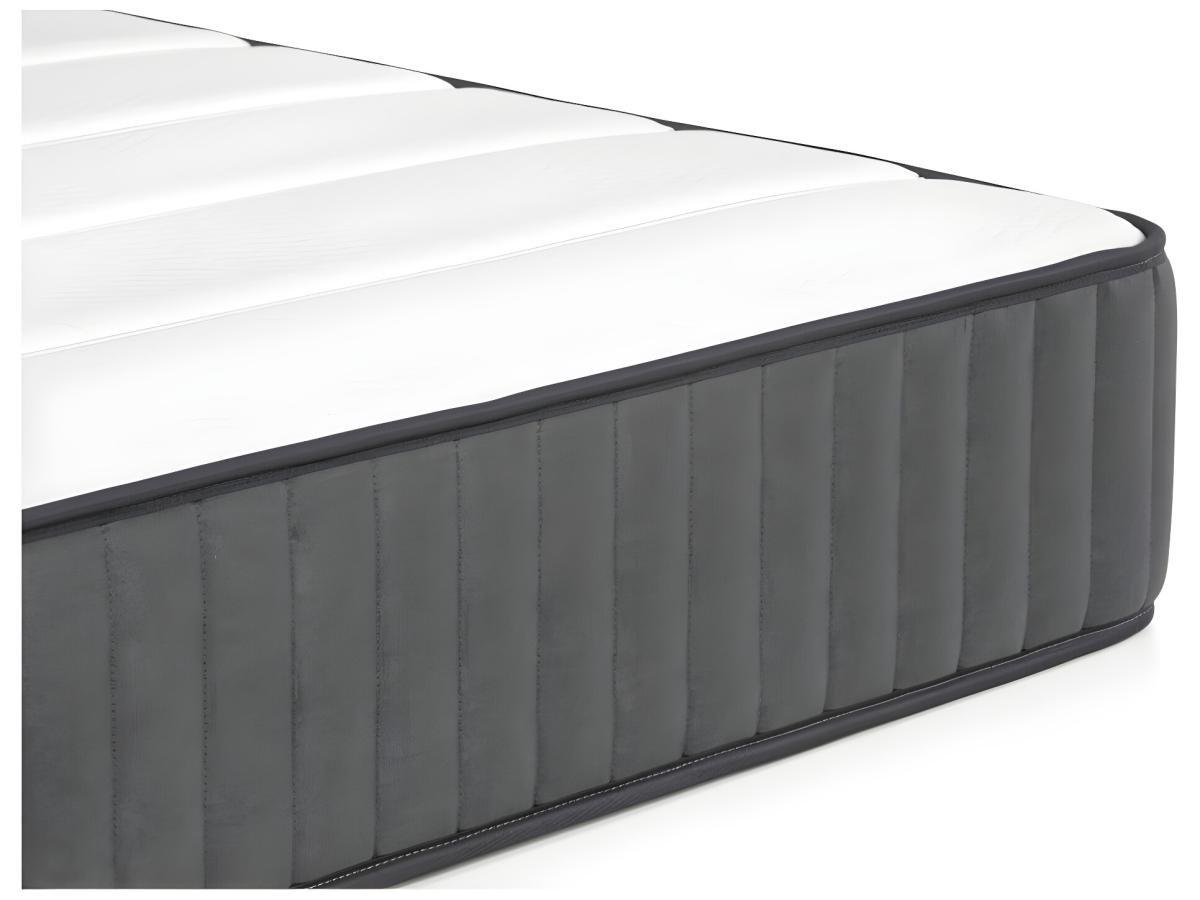 Vente-unique Ensemble sommier + matelas ressorts ensachés 7 zones mousse haute résilience AUDACE de PALACIO  