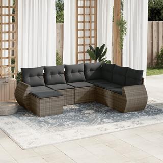 VidaXL Garten sofagarnitur poly-rattan  