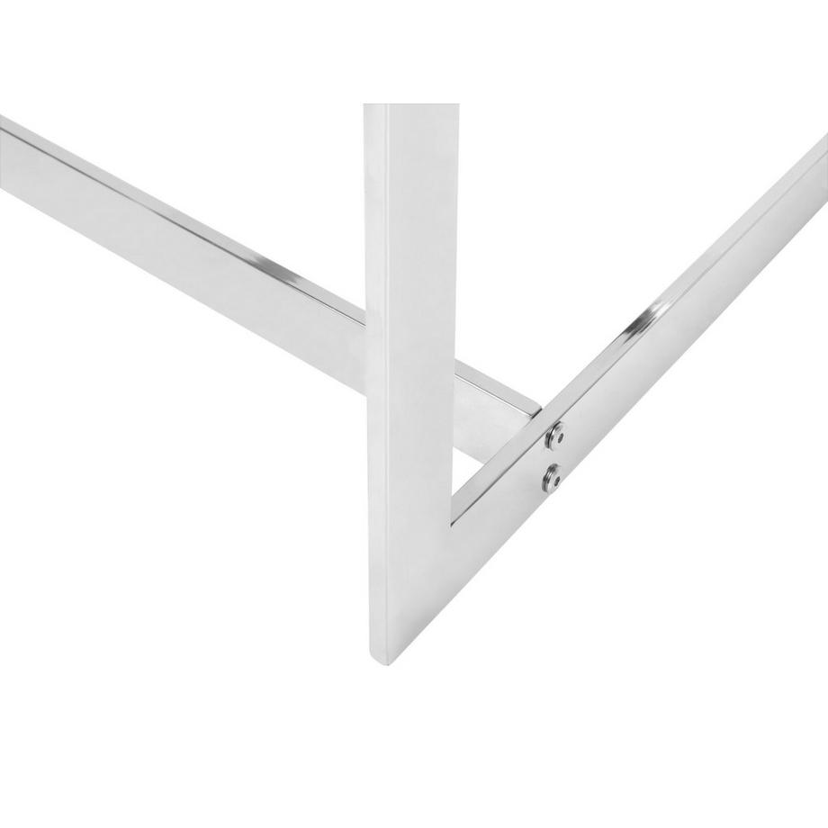 Beliani Couchtisch aus Sicherheitsglas Glamourös CRYSTAL  