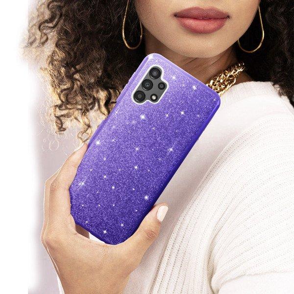 Avizar  Coque Paillette Violet Samsung A13 4G 