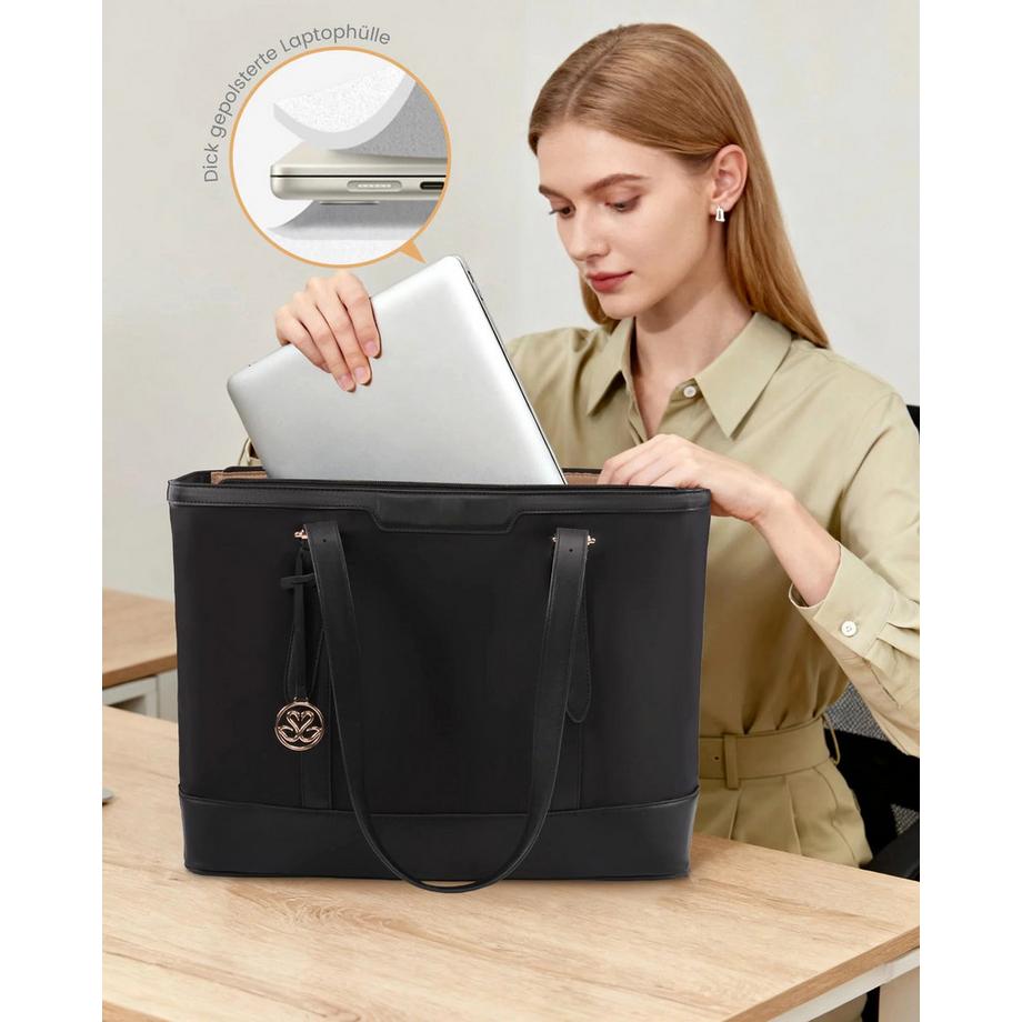 Only-bags.store Grand Sac à Main pour Ordinateur Portable 15,6 Pouces  