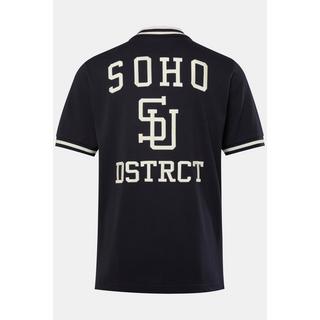 Sthuge  Maglia polo in piqué con ricamo sul retro e mezze maniche, fino alla tg. 8XL 