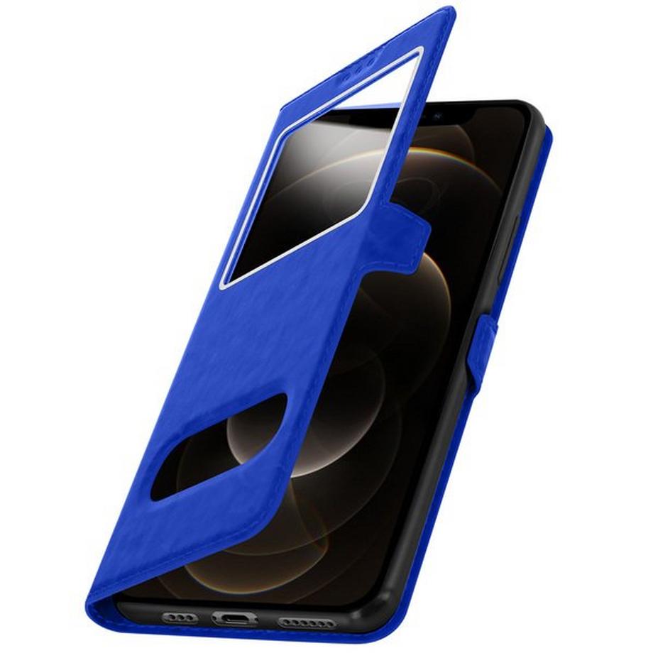 Avizar  Etui iPhone 12 / 12 Pro Fenêtre - Bleu 