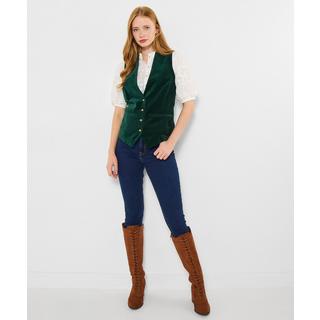 Joe Browns Samt Weste mit Knöpfen  