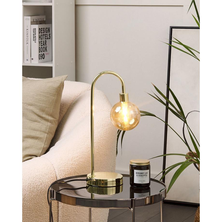 Beliani Tischlampe aus Stahl  RAMIS  