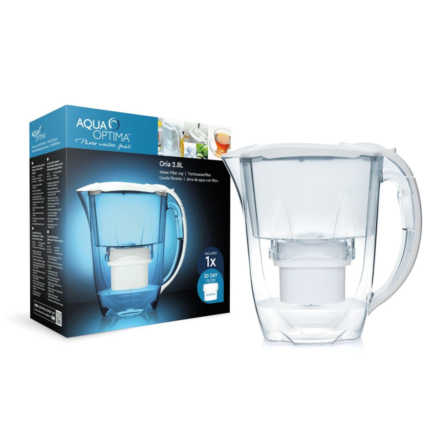 Pricenet Aqua Optima Oria vannkanne 2,8l + vannfilter 30 dager  