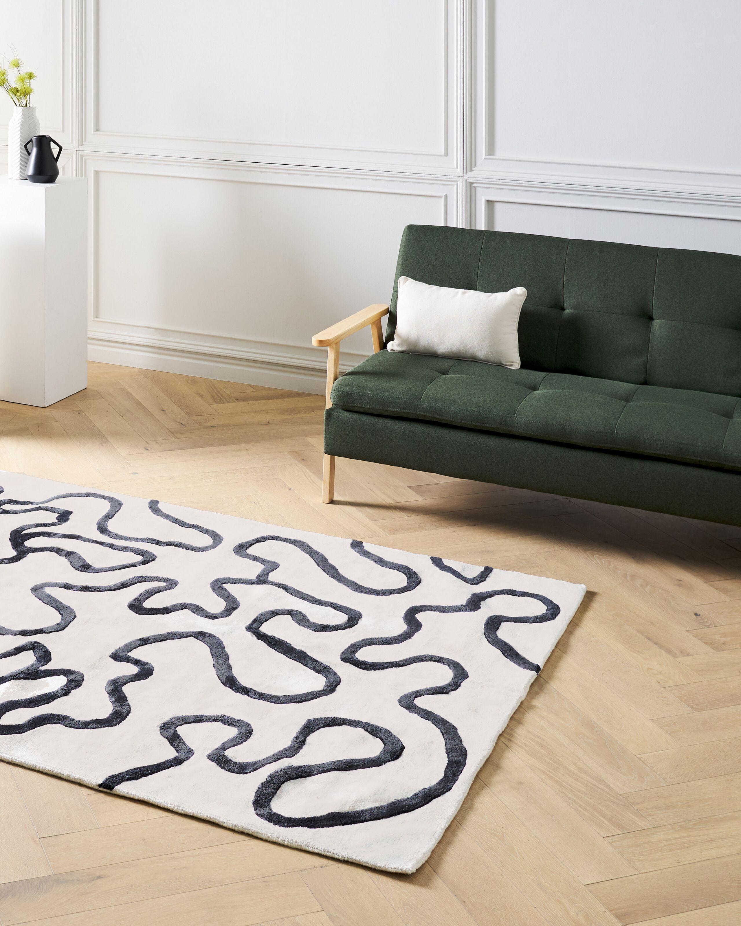 Beliani Tapis en Soie artificielle Moderne KAPPAR  