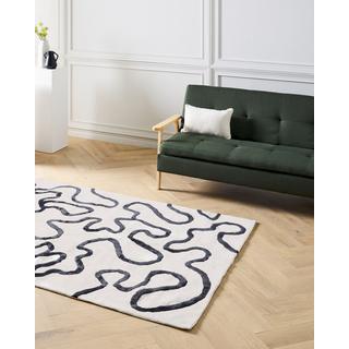 Beliani Tapis en Soie artificielle Moderne KAPPAR  