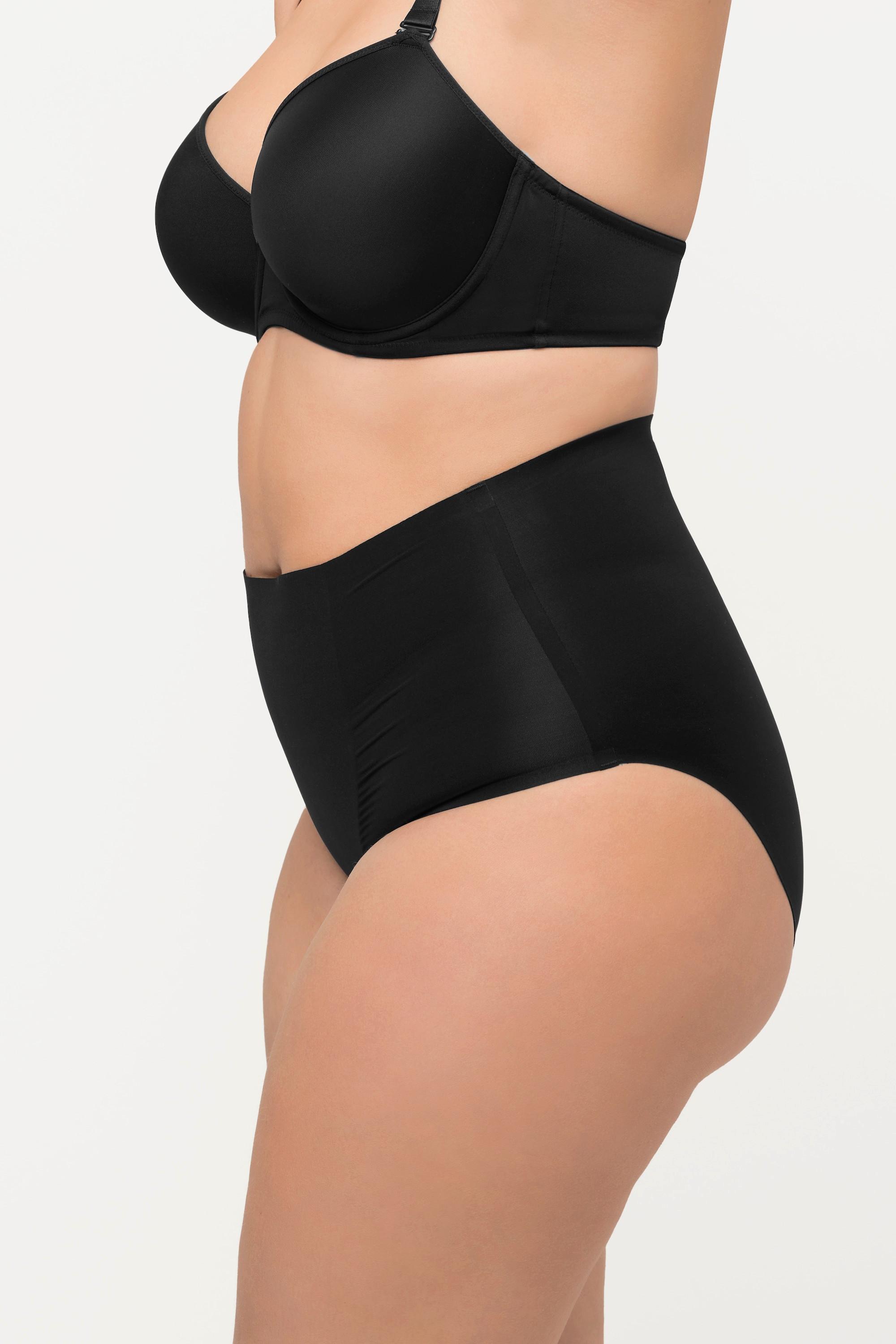 Ulla Popken  Culotte gainante Shapewear. Taille haute, empiècement sculptant. 