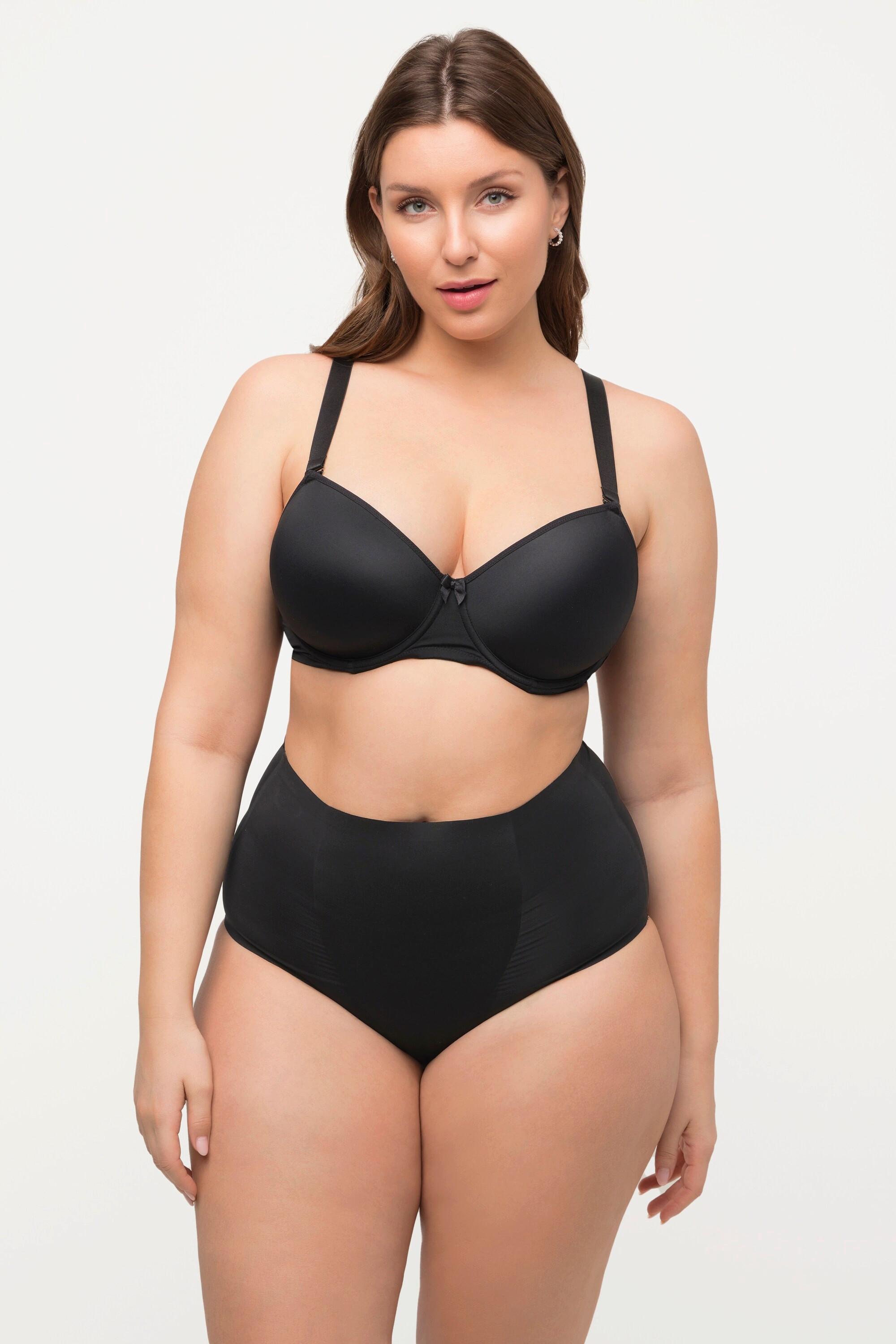 Ulla Popken  Culotte gainante Shapewear. Taille haute, empiècement sculptant. 