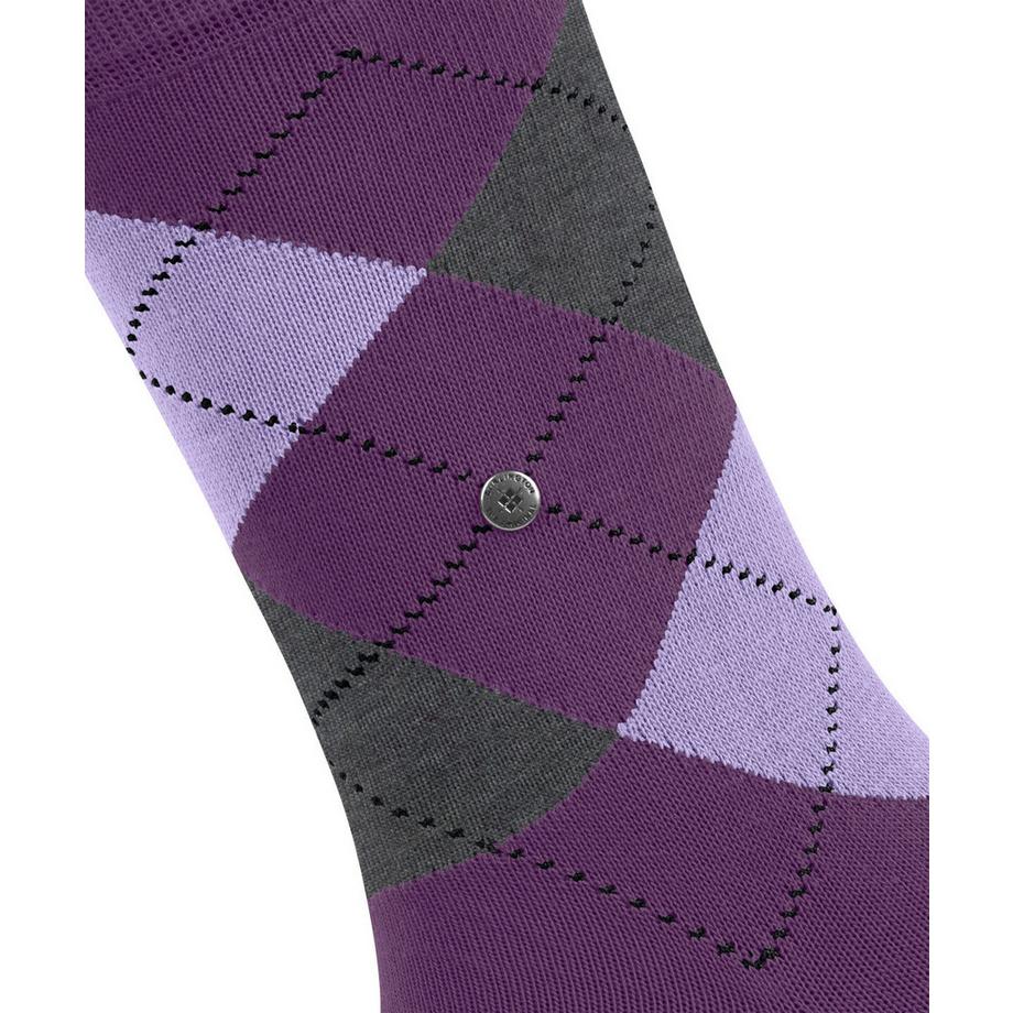 Burlington Chaussettes Queen à motif Argyle  