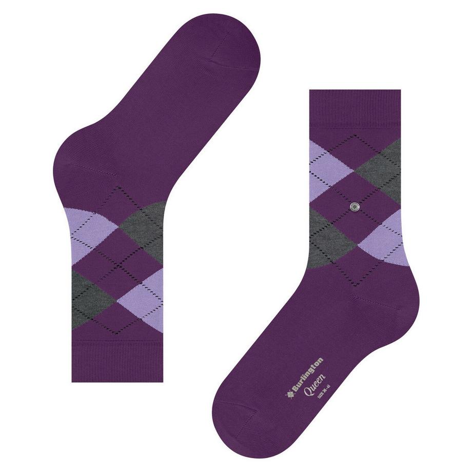 Burlington Chaussettes Queen à motif Argyle  