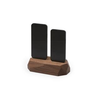 Oakywood  Dual Dock - Station d'accueil double - en noyer ou en chêne massif 