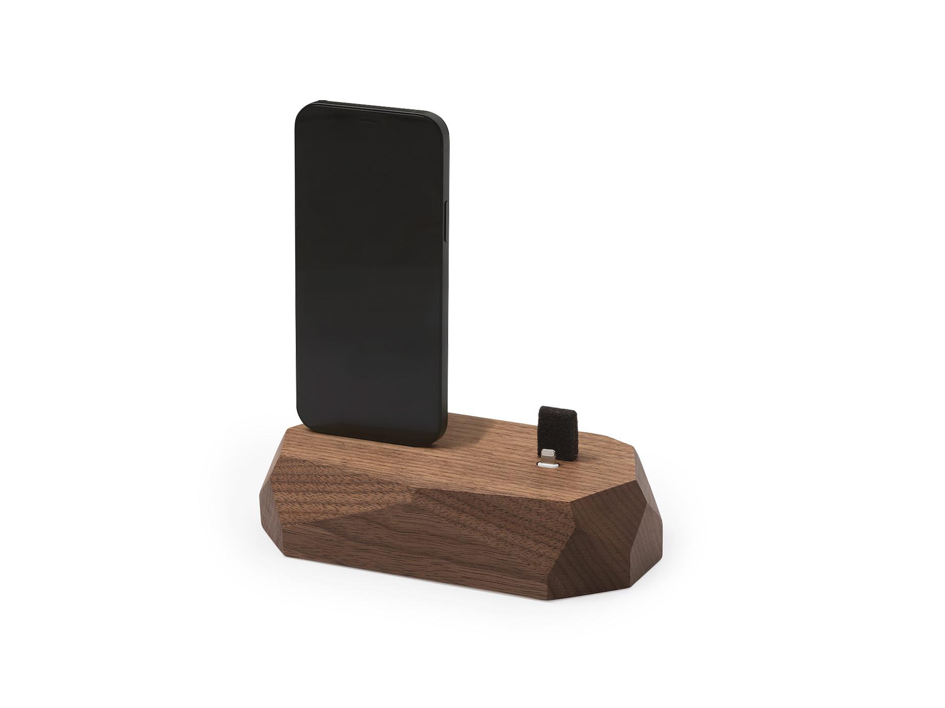 Oakywood  Dual Dock - Station d'accueil double - en noyer ou en chêne massif 