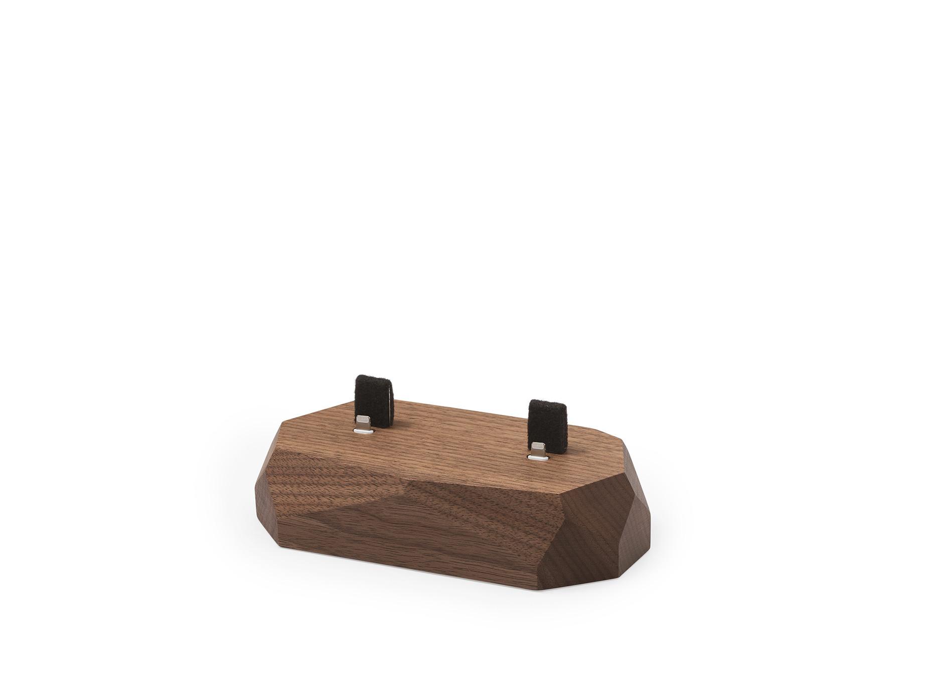 Oakywood  Dual Dock - Doppeldockingstation - aus massivem Nussbaum- oder Eichenholz 