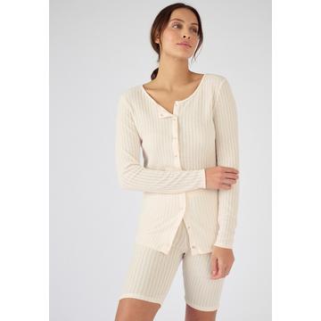 Pointelle-Strickjacke Thermolactyl