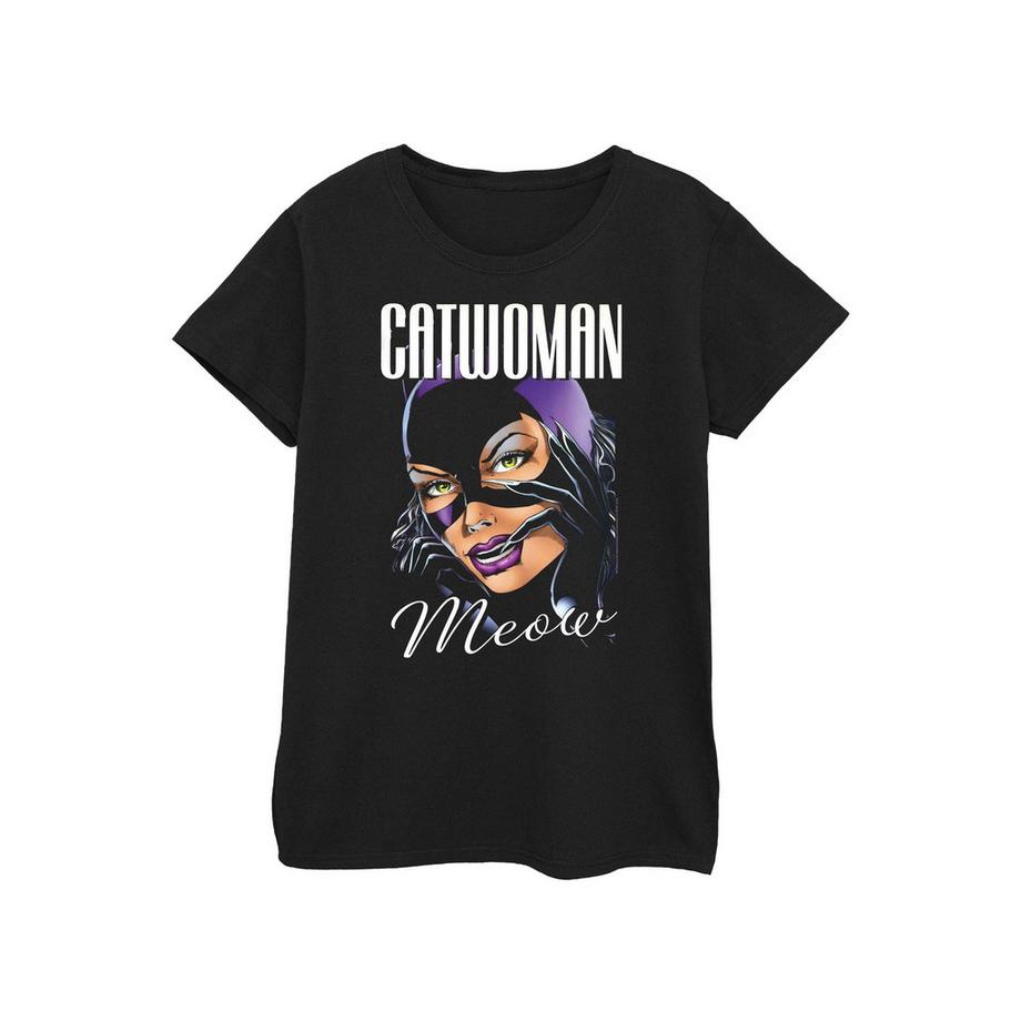 DC COMICS Feline Fatale Catwoman Meow T-Shirt  
