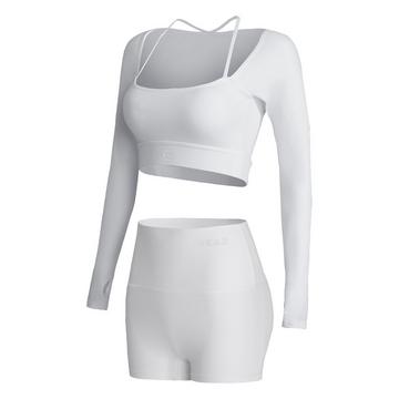 CLUB LEVEL SET Top long + short - White Focus