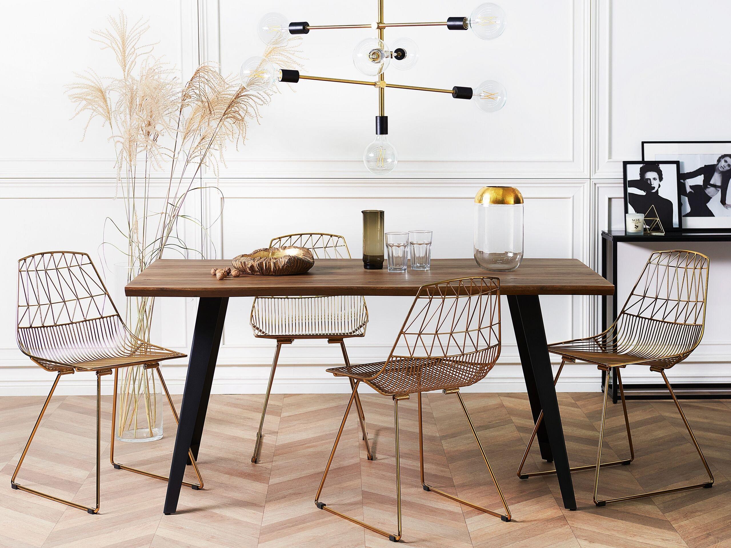 Beliani Table de repas en MDF Moderne WITNEY  