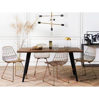 Beliani Table de repas en MDF Moderne WITNEY  