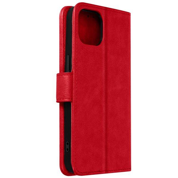 Avizar  Custodia Folio iPhone 13 Mini Rossa 