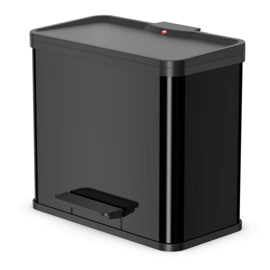 Collecteur de déchets à pédale Öko, trio Plus L, capacité 3 x 9 l