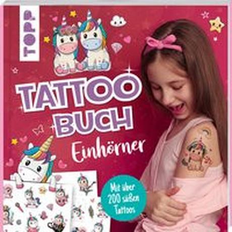 Tattoobuch Einhörner frechverlag Gebundene Ausgabe 