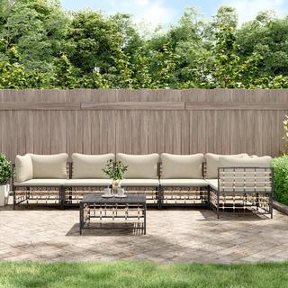 VidaXL Garten lounge set poly-rattan  