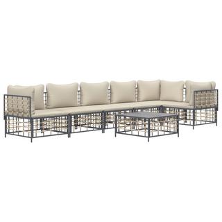 VidaXL Garten lounge set poly-rattan  