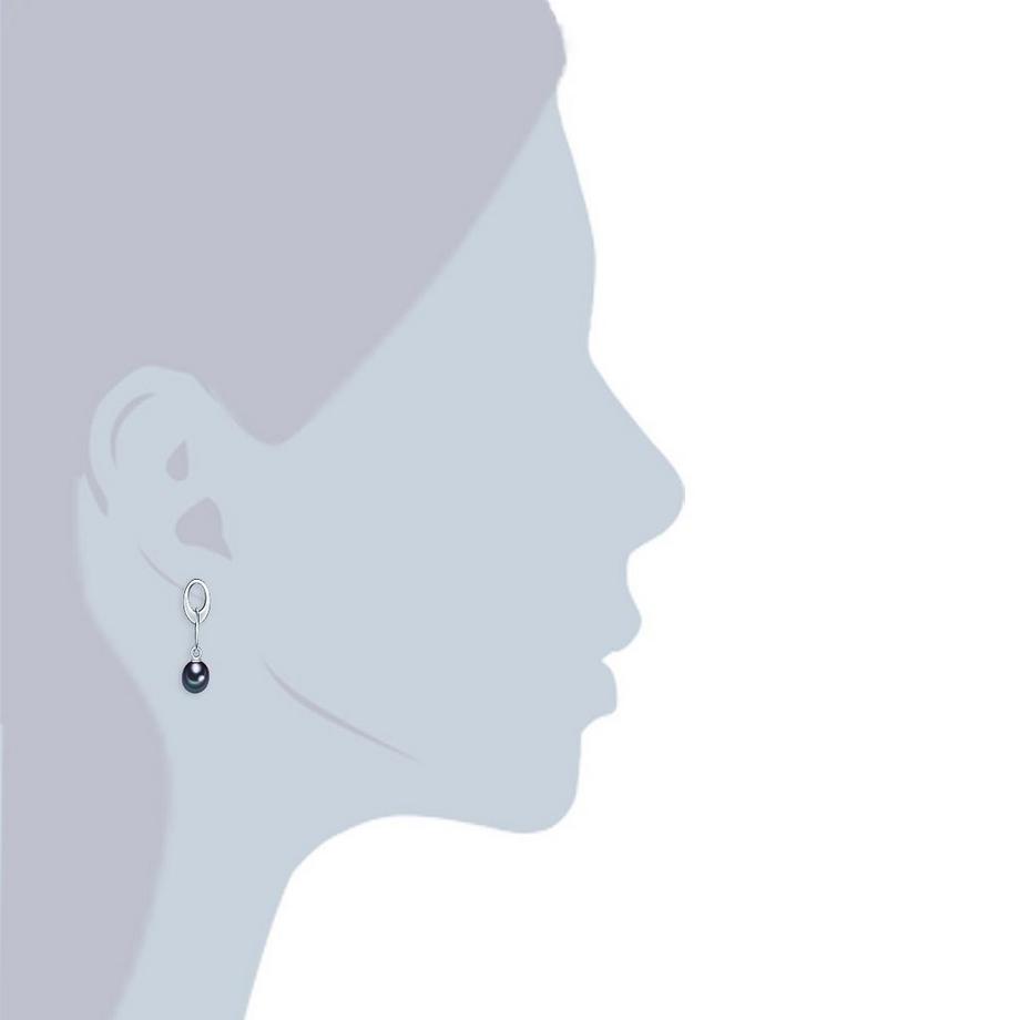 Valero Pearls  Femme Puce d'oreille en perle 