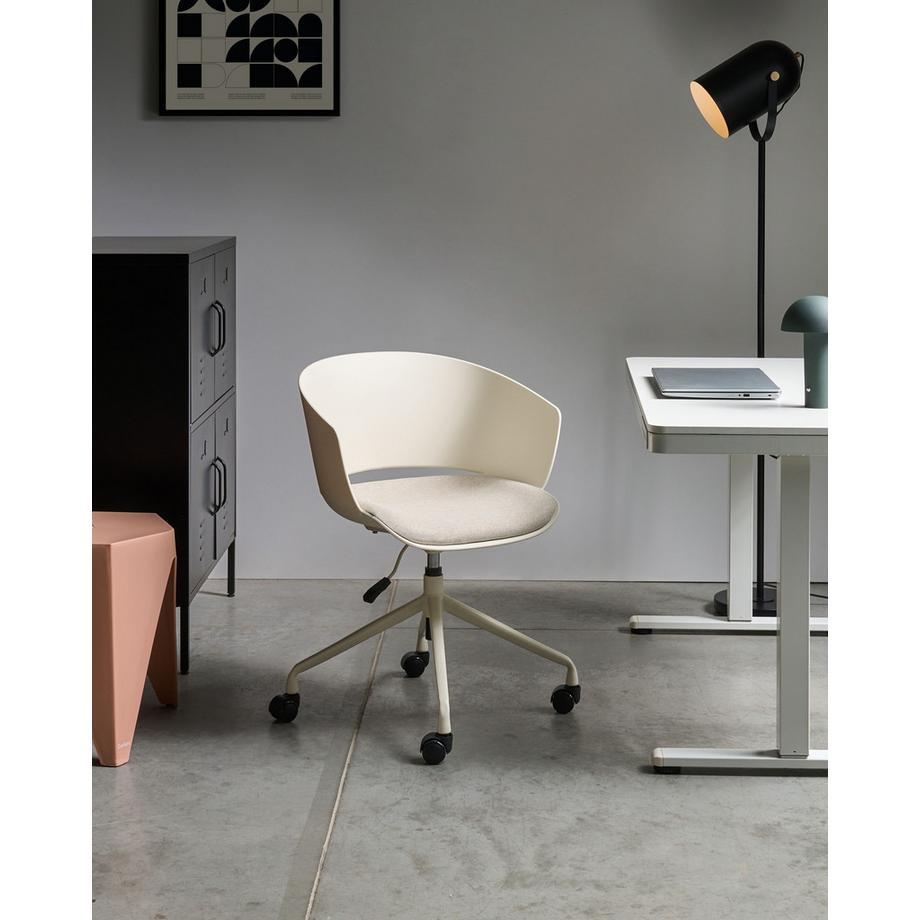 Beliani Chaise de bureau en Tissu Moderne GLEEFUL  