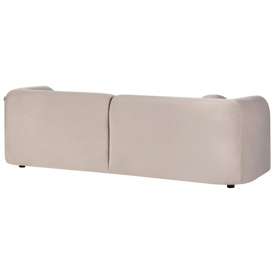 Beliani 4-Sitzer-Wohnzimmer Set aus Samtstoff  LEIREN  