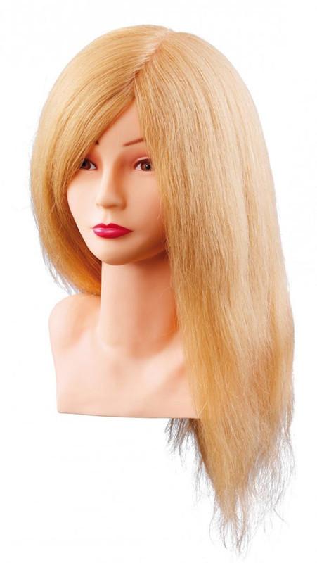 Comair  Übungskopf Louisa 40cm blond Echthaar m. Büste Übungskopf 