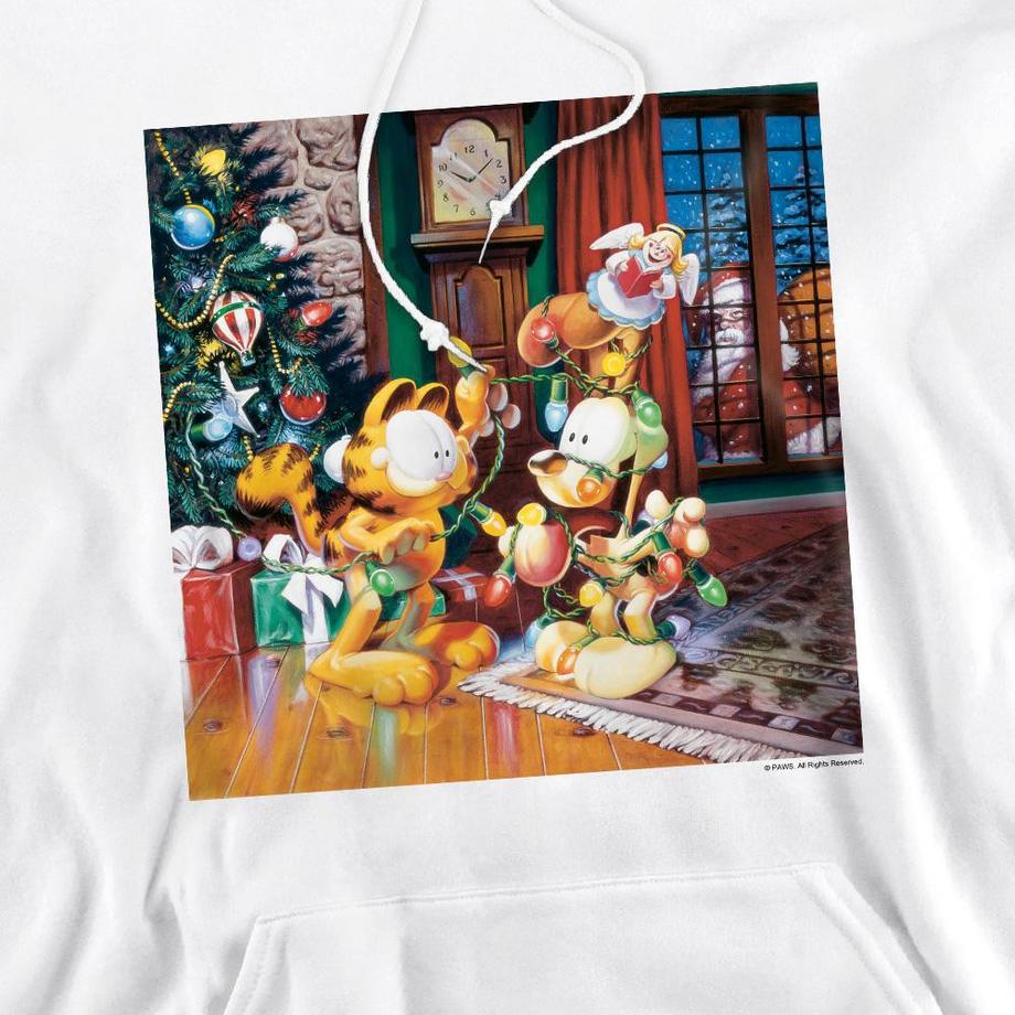 Garfield Weihnachtsgrafik Kapuzenpullover  