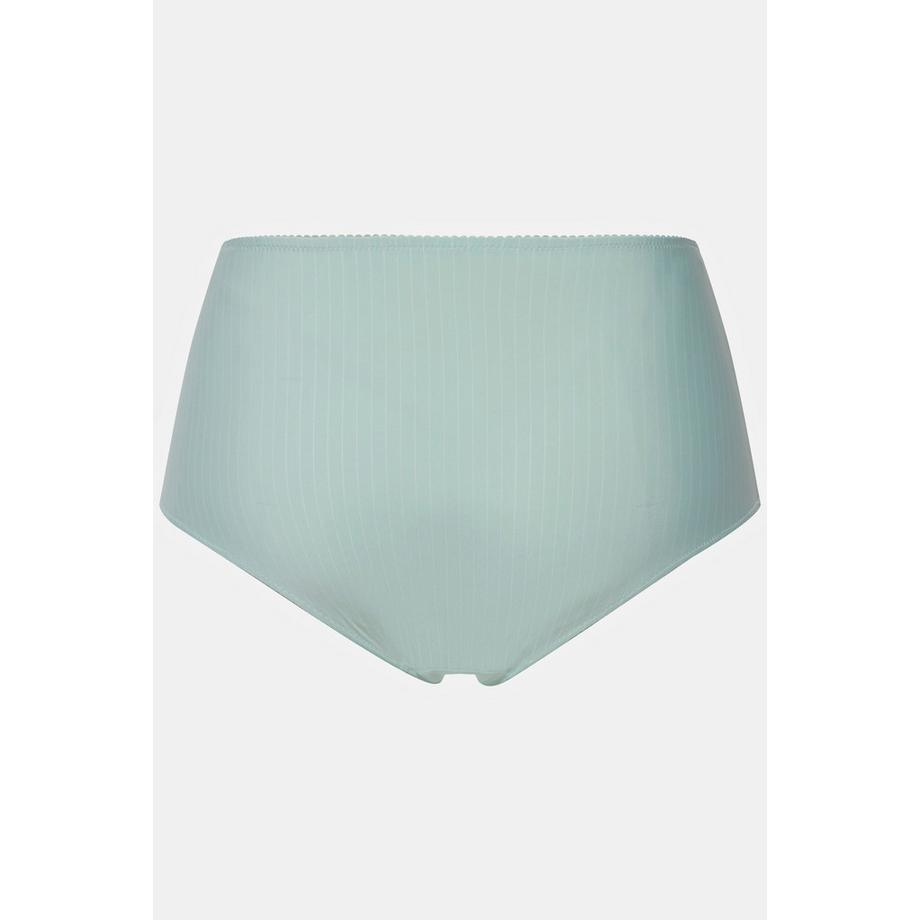 Ulla Popken Midislips 2er-Pack Nadelstreifen Höher Geschnitten  