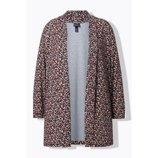 Ulla Popken Jerseyjacke V-Ausschnitt Langarm  