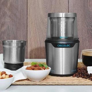 eStore Kaffeemühle und Mixer aus Edelstahl - 90 g  