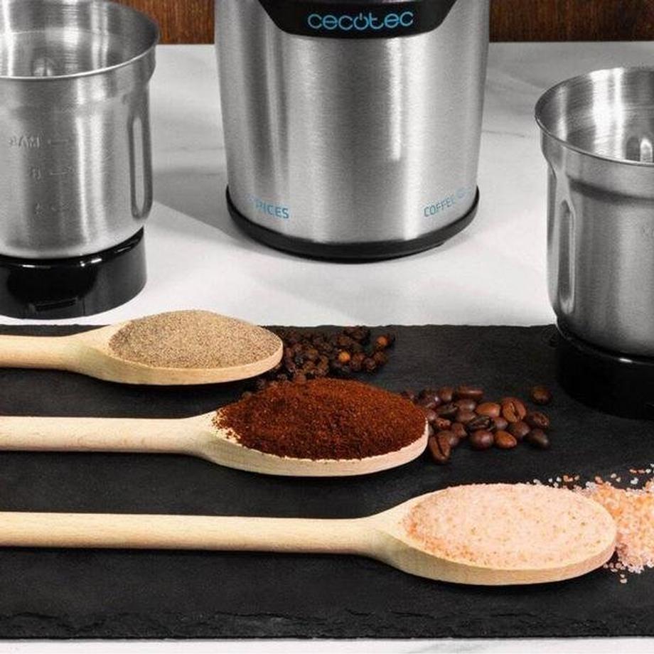 eStore Macinacaffè e Frullatore in Acciaio Inox - 90 g  