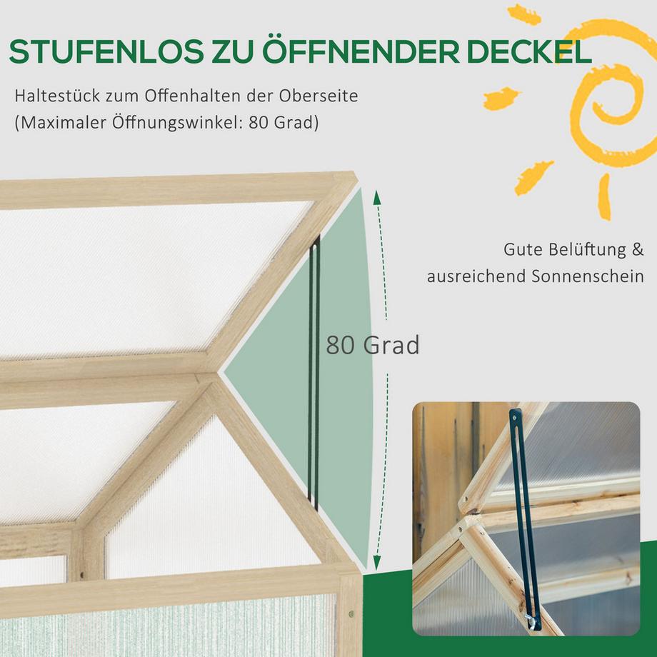 Outsunny Gewächshaus  