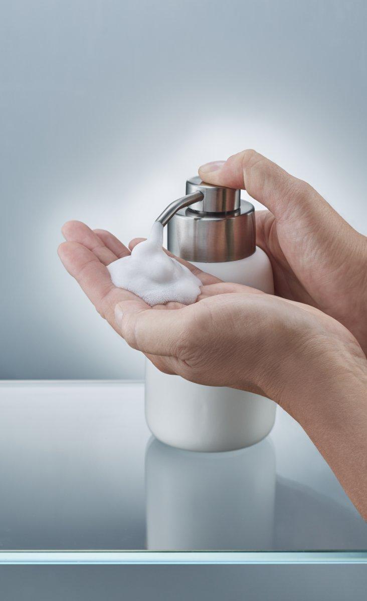 diaqua Dispensatore sapone spuma bianco opaco  